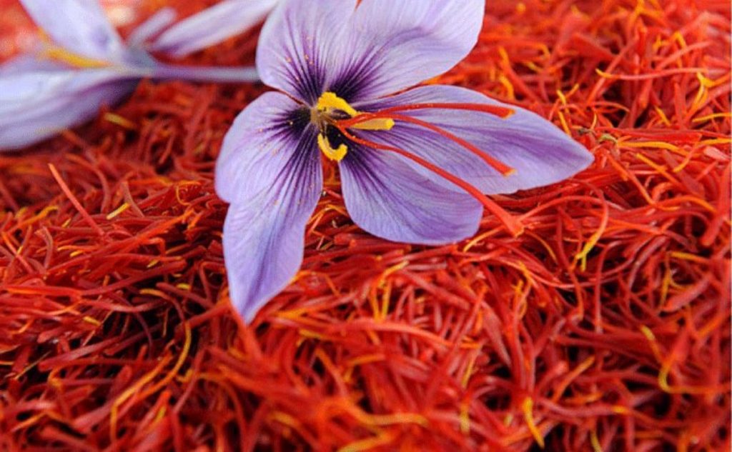 Saffron tea for menstruation