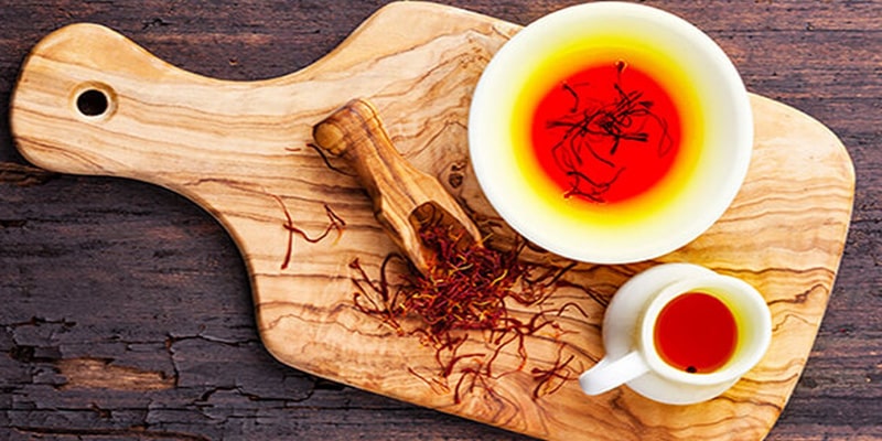 Brewing saffron