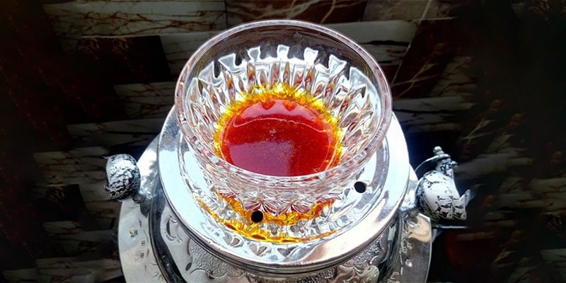 Brewing saffron